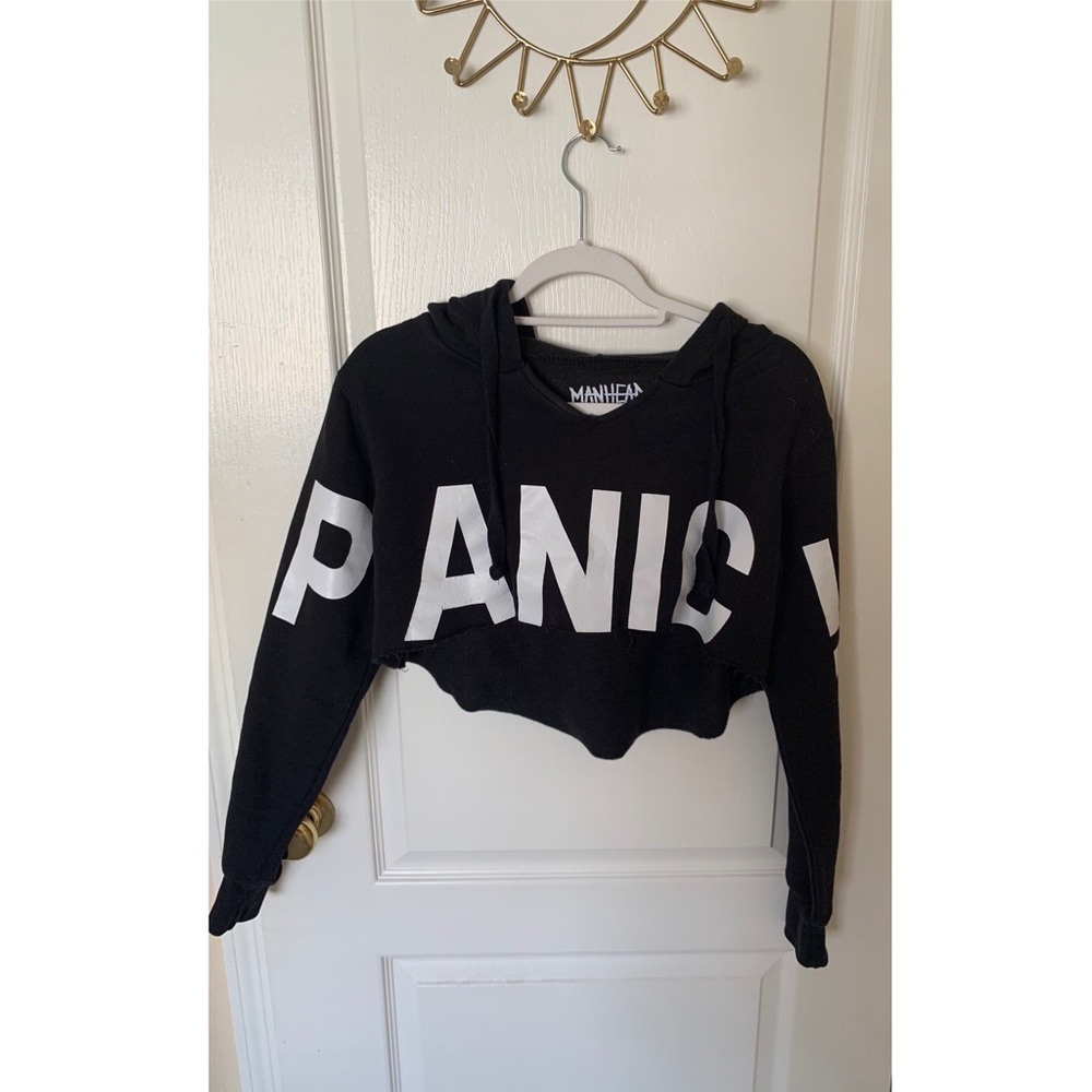 Panic! At The Disco Black Cropped 2016 Tour Hoodie